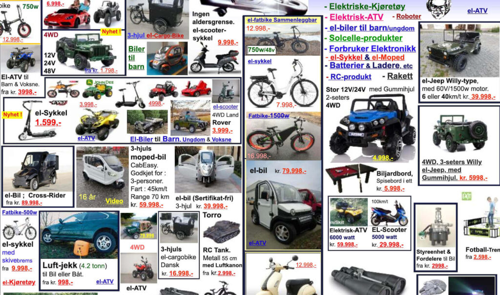 Busy and cluttered webpage
