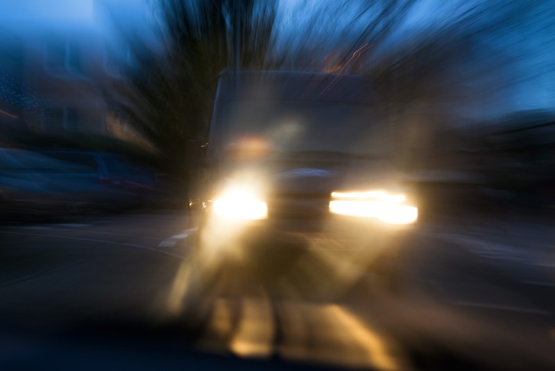 UX design for seniors: high contrast image of car