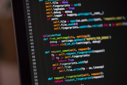 Machine learning code image