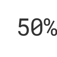 50%