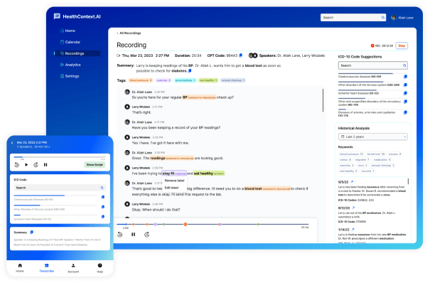 HealthContext.AI Screen