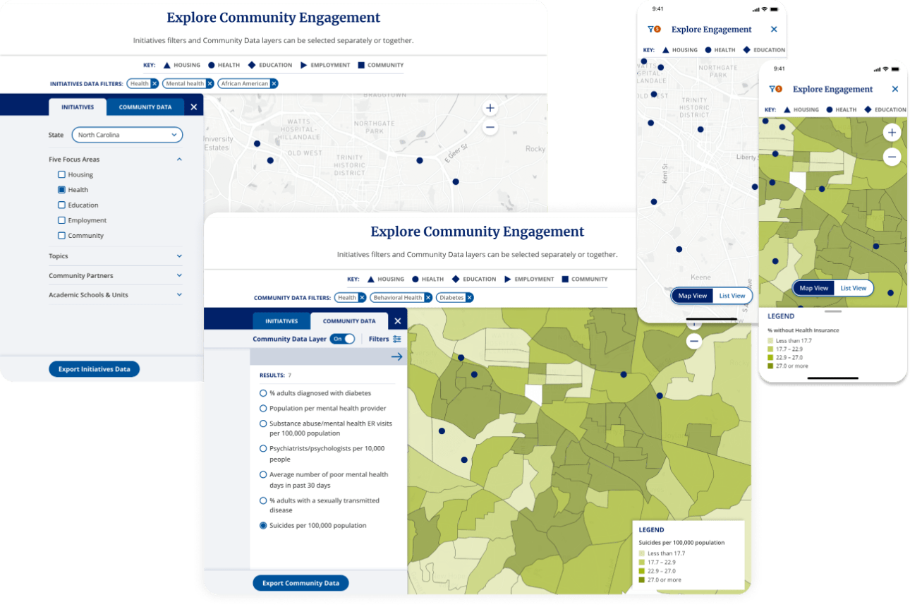 SDOH data platform images